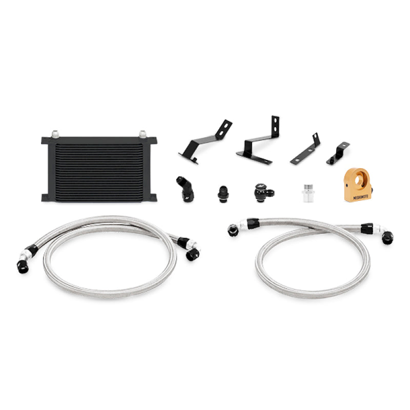 Mishimoto 2016+ Chevy Camaro Oil Cooler Kit w/ Thermostat - Black-thumbmail-3
