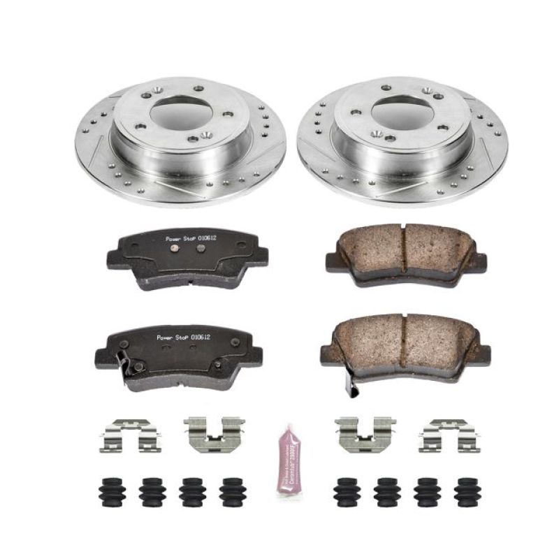 Power Stop 11-19 Hyundai Elantra Rear Z23 Evolution Sport Brake Kit-thumbmail-1