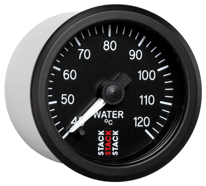 Autometer Stack 52mm 40-120 Deg C 1/8in NPTF Male Pro Stepper Motor Water Temp Gauge - Black-thumbmail-5