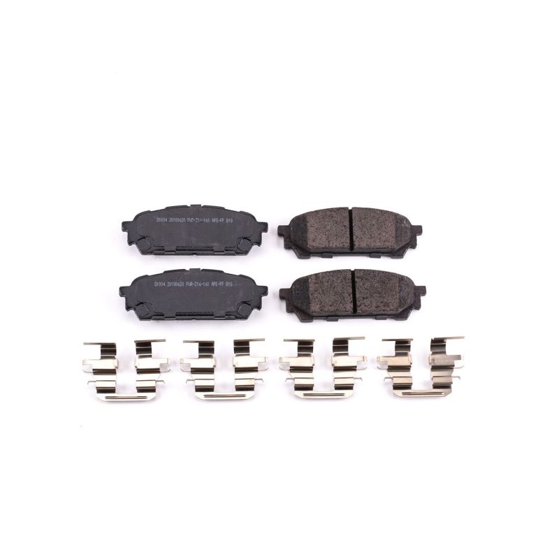 Power Stop 05-06 Saab 9-2X Rear Z17 Evolution Ceramic Brake Pads w/Hardware-thumbmail-1
