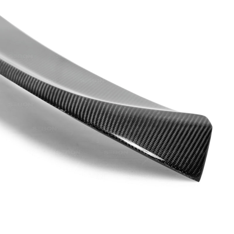 Seibon 2012+ Volkswagen Golf MK7 TT-Style Carbon Fiber Rear Spoiler-thumbmail-2