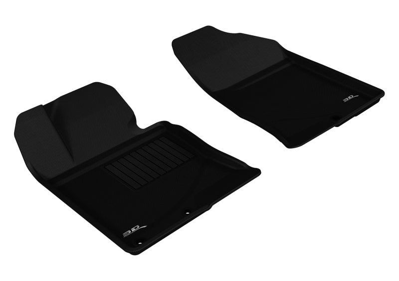3D MAXpider 2011-2014 Hyundai Sonata/2015 Sonata Hybrid Kagu 1st Row Floormat - Black-thumbmail-1