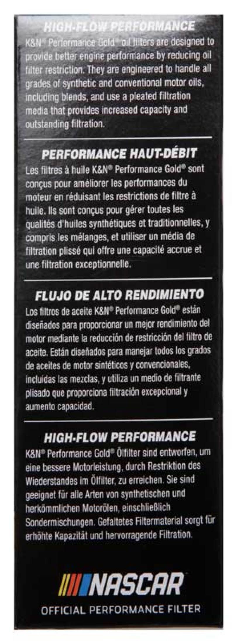 K&N Performance Oil Filter for 14-17 Dodge Durango 3.6L / 14-17 Jeep Grand Cherokee 3.6L-thumbmail-5