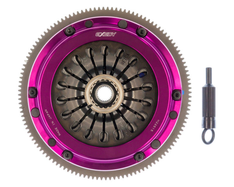 Exedy 2005-2005 Saab 9-2X Aero H4 Hyper Single Clutch Sprung Center Disc Pull Type (w/FW Bolts)-thumbmail-5