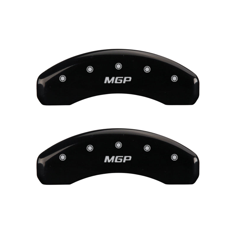MGP 4 Caliper Covers Engraved Front & Rear MGP Black finish silver ch-thumbmail-4
