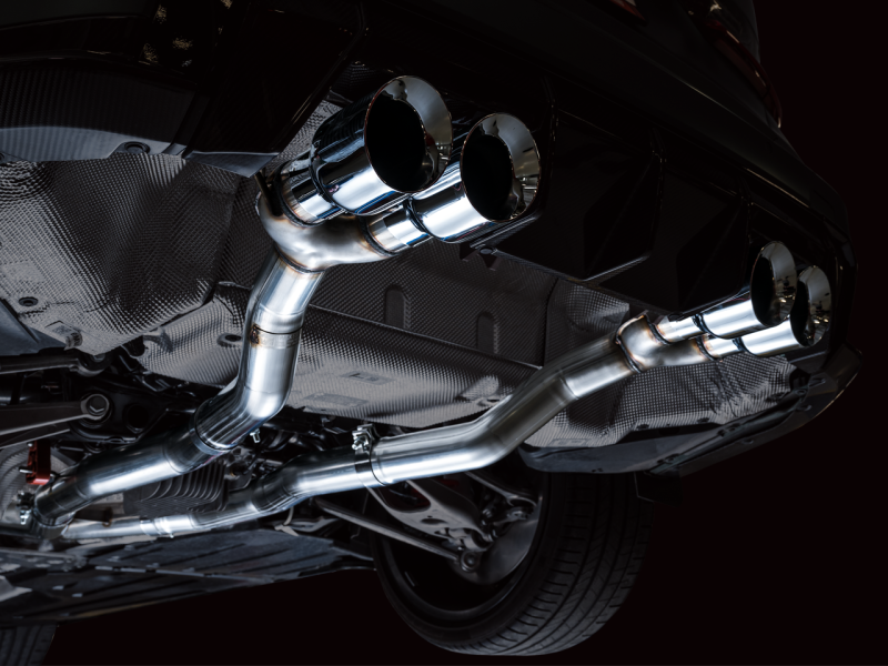 AWE Track Edition Catback Exhaust for BMW G8X M3/M4 - Chrome Silver Tips-thumbmail-8