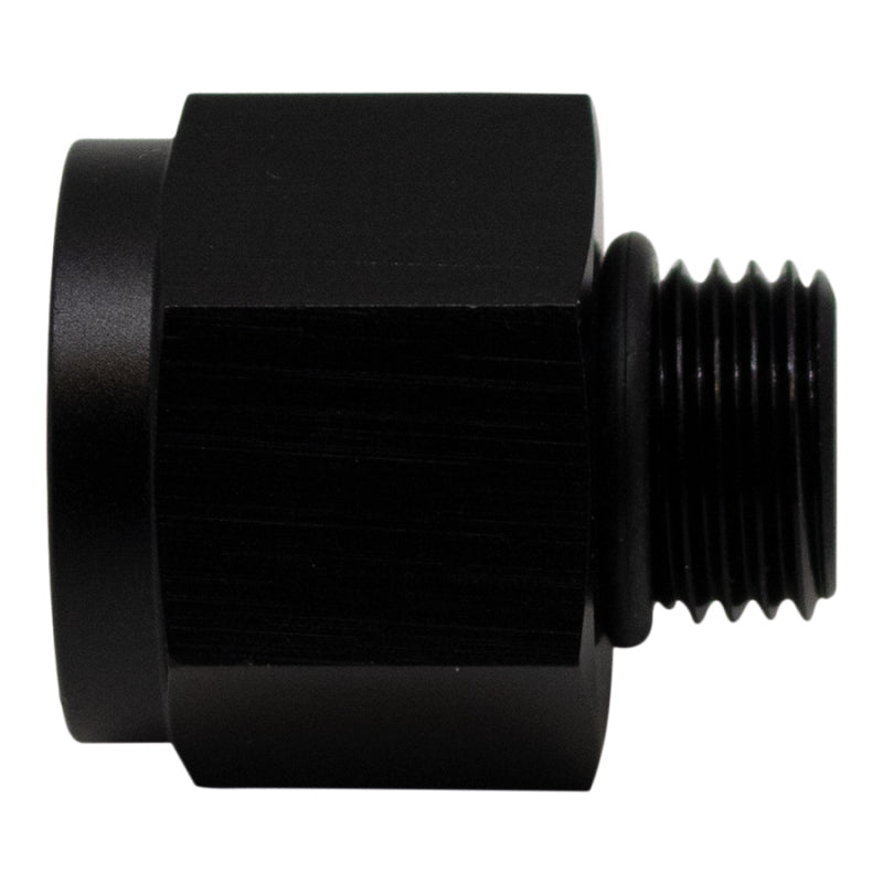 DeatschWerks 6AN ORB Male to M18 X 1.5 Metric Female (Incl O-Ring) - Anodized Matte Black-thumbmail-2