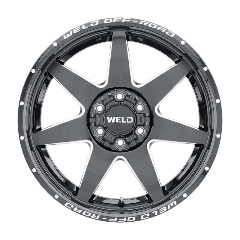 Weld Off-Road W109 20X10 Retaliate 5X139.7 5X150 ET-18 BS4.75 Gloss Black MIL 110.2-thumbmail-2