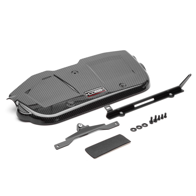Cobb 15-21 Subaru WRX Redline Carbon Fiber Engine Cover - Gloss Finish-thumbmail-5