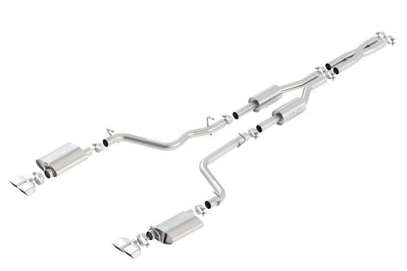 Borla 09-14 Dodge Challenger R/T 5.7L RWD 2Dr. 2.5in. ATAK CB Exhaust - Dual Split Rear Exit-thumbmail-2
