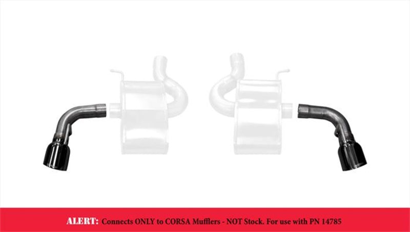Corsa 16-17 Chevy Camaro SS 2.75in Inlet / 4.5in Outlet Black PVD Tip Kit (For Corsa Exhaust Only)-thumbmail-7
