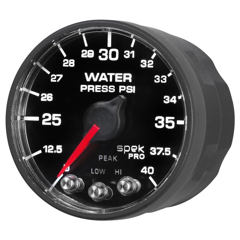 Autometer Spek-Pro - Nascar 2-1/16in Water Press 0- 40 psi Bfb-thumbmail-3
