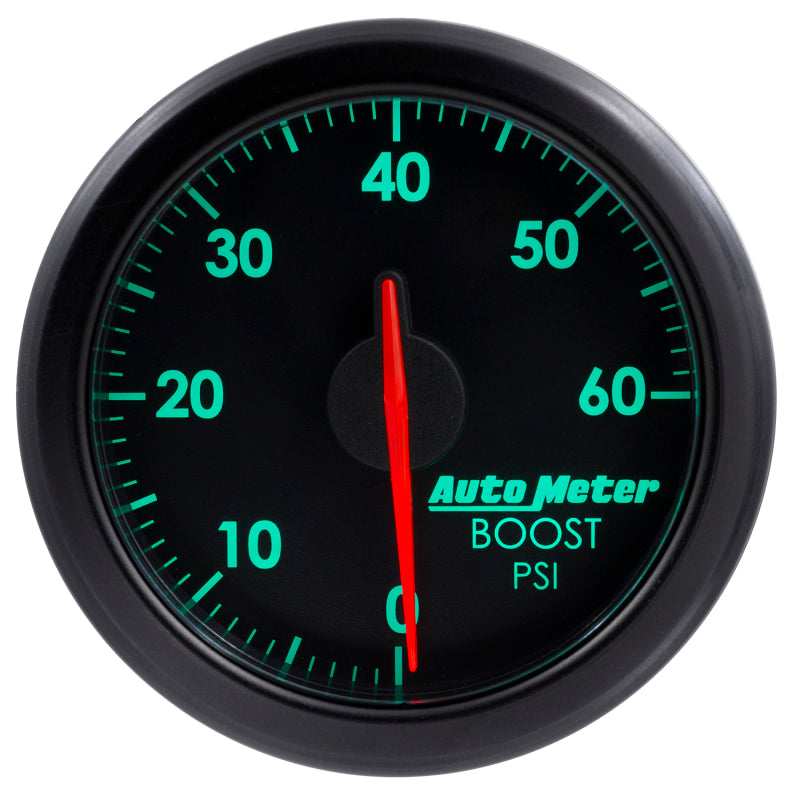 Autometer Airdrive 2-1/6in Boost Gauge 0-60 PSI - Black-thumbmail-5