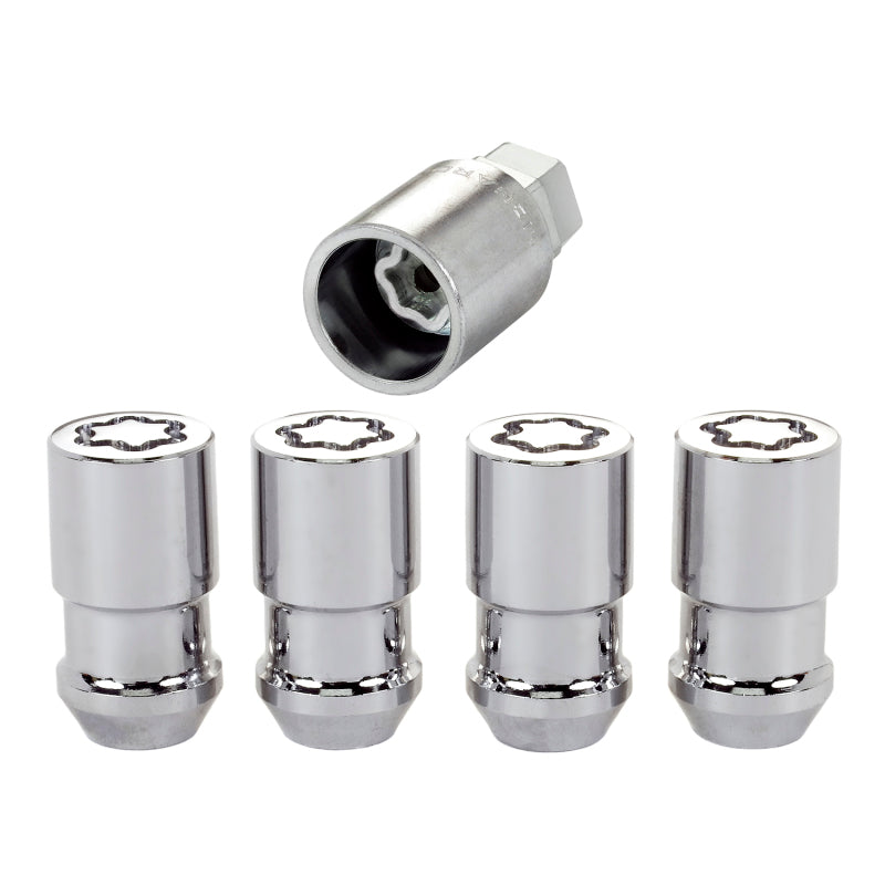 McGard Wheel Lock Nut Set - 4pk. (Cone Seat) 1/2-20 / 3/4 & 13/16 Dual Hex / 1.66in. Length - Chrome-thumbmail-7
