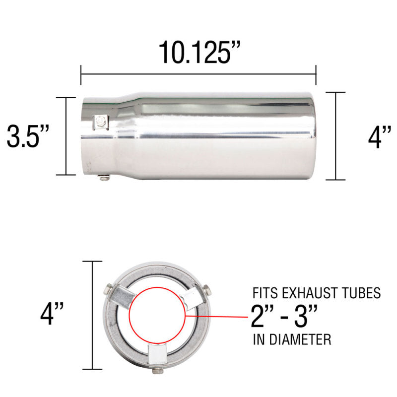 Spectre Exhaust Tip 4in. Resonated-thumbmail-7
