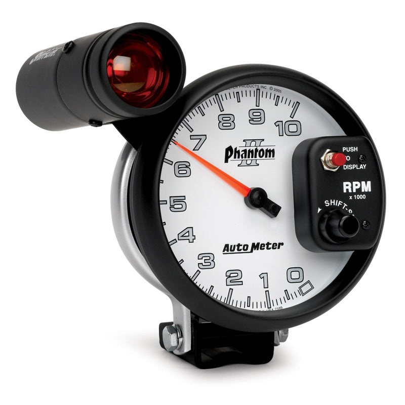 Autometer 5 inch Pedestal Mount 10000 RPM Shift-Lite Tachometer-thumbmail-4