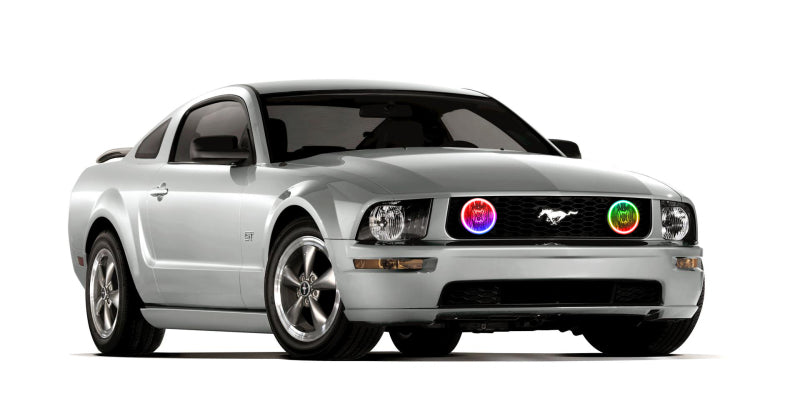 Oracle Ford Mustang GT 05-09 LED Fog Halo Kit - ColorSHIFT-thumbmail-6