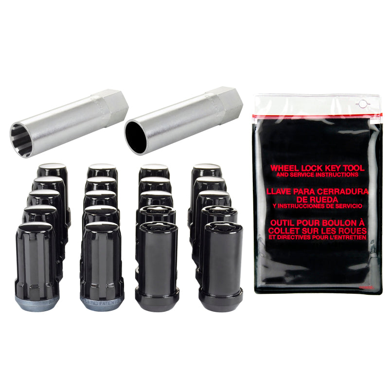 McGard SplineDrive Tuner 5 Lug Install Kit w/Locks & Tool (Cone) M14X1.5 / 22mm Hex - Blk-thumbmail-8
