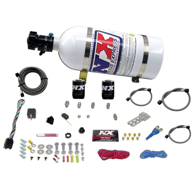 Nitrous Express Ford EFI Race Single Nozzle Nitrous Kit (100-250HP) w/10lb Bottle-thumbmail-2