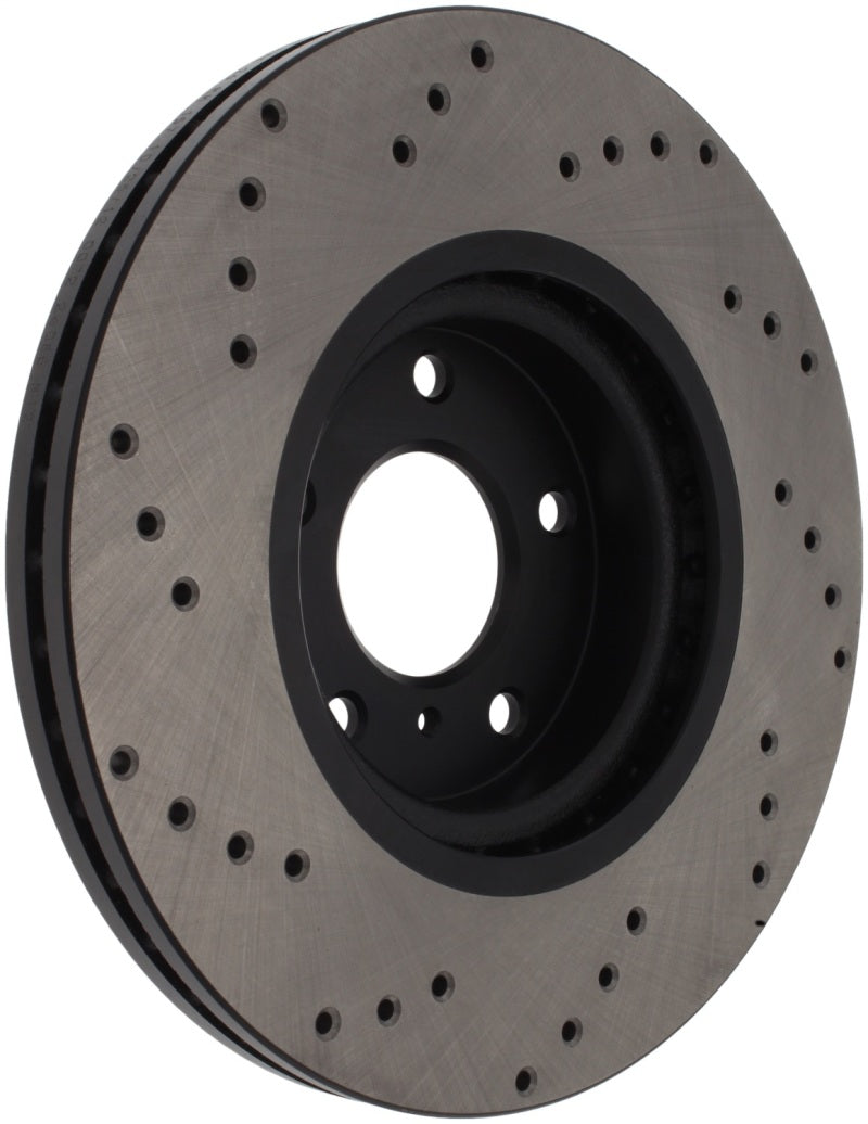 StopTech 08-09 Infiniti EX35 / 05-08 G35 / 09 G37 / 06-09 M35/M45 Drilled Left Front Rotor-thumbmail-9