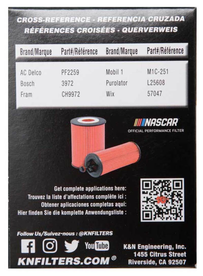 K&N Toyota / Lexus / Scion 2.75in OD x 2.64in H Oil Filter-thumbmail-13