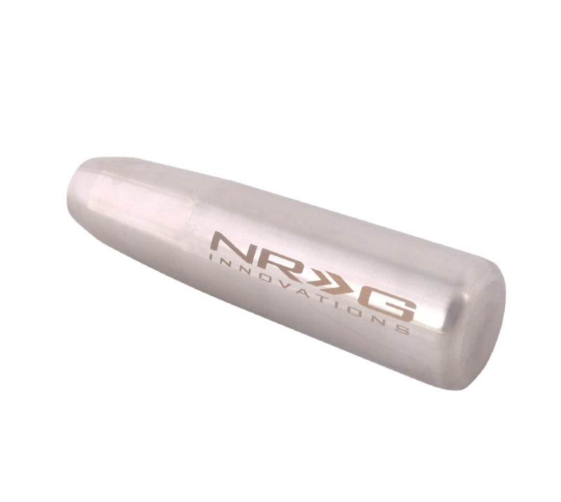 NRG Universal Short Shifter Knob - 5in. Length / Heavy Weight 1.27Lbs. - Silver-thumbmail-3