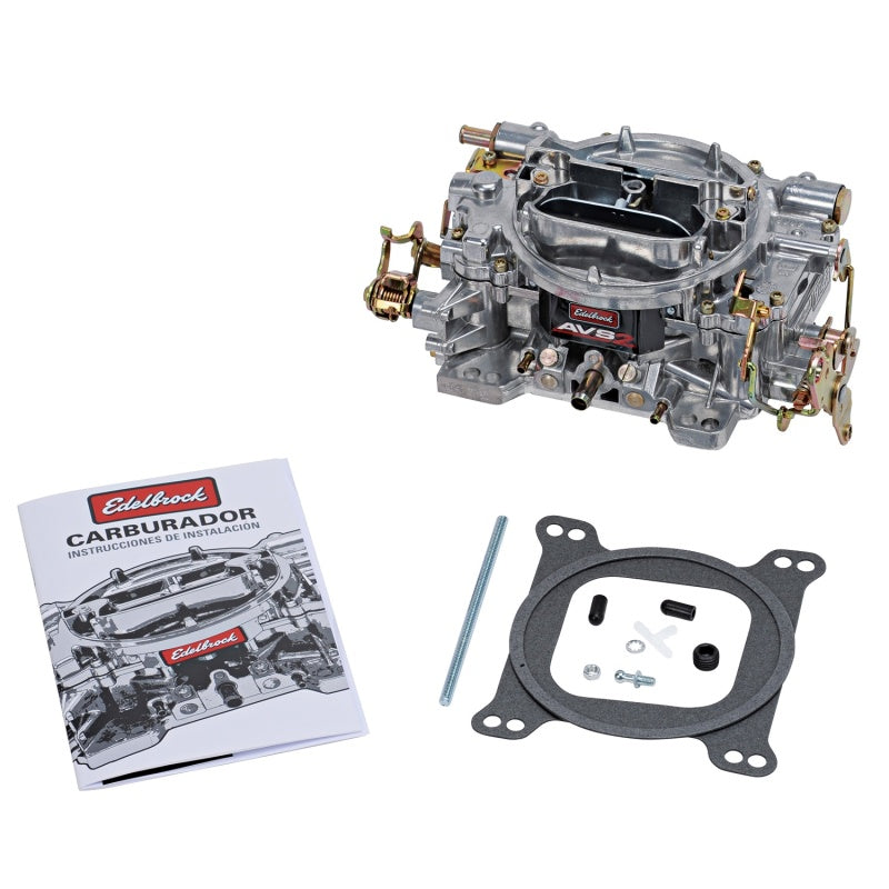 Edelbrock Carburetor AVS2 Series 4-Barrel 650 CFM Off-Road Manual Choke Satin Finish (Non-EGR)-thumbmail-2