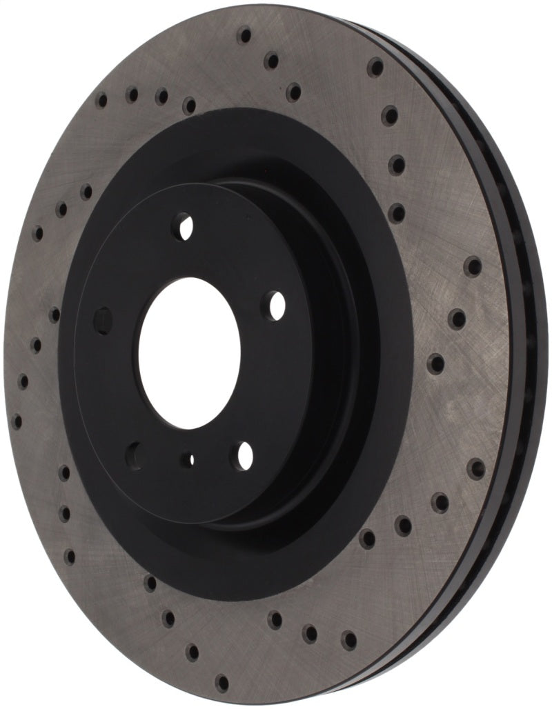 StopTech 08-09 Infiniti EX35 / 05-08 G35 / 09 G37 / 06-09 M35/M45 Drilled Left Front Rotor-thumbmail-10
