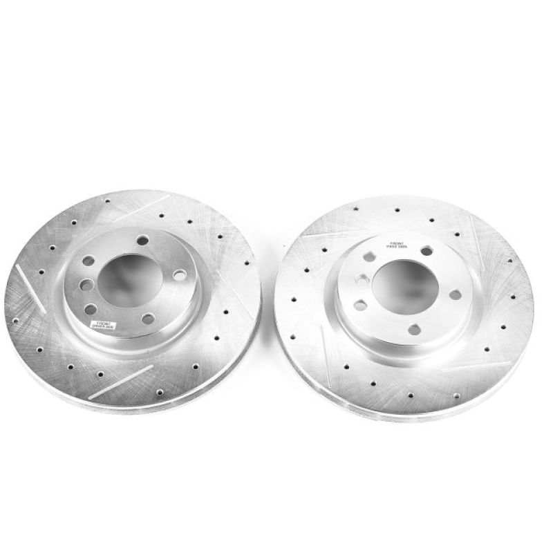 Power Stop 95-99 BMW M3 Front Evolution Drilled & Slotted Rotors - Pair-thumbmail-1