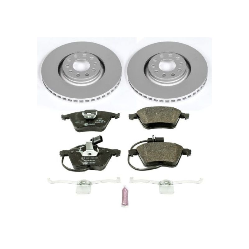 Power Stop 05-09 Audi A4 Front Euro-Stop Brake Kit-thumbmail-1