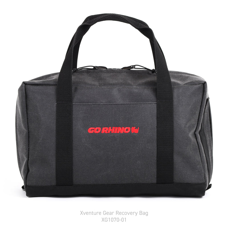 Go Rhino XVenture Gear Recovery Bag (7.5x11.5x18in. Closed) 12oz Waxed Canvas - Black-thumbmail-15