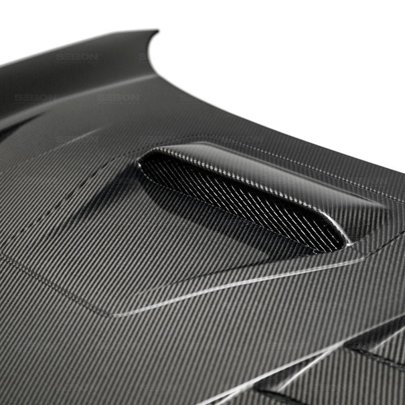 Seibon 17-18 Honda Civic Type-R TS-Style Carbon Fiber Hood-thumbmail-2