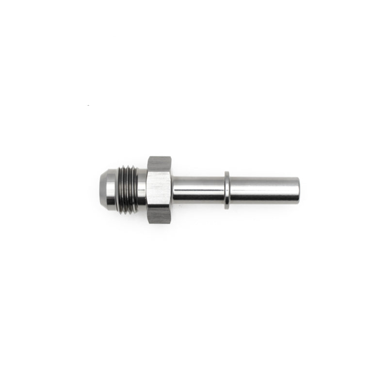 DeatschWerks 6AN Male Flare to 5/16in Male EFI Quick Connect Adapter - Anodized Matte Black-thumbmail-2