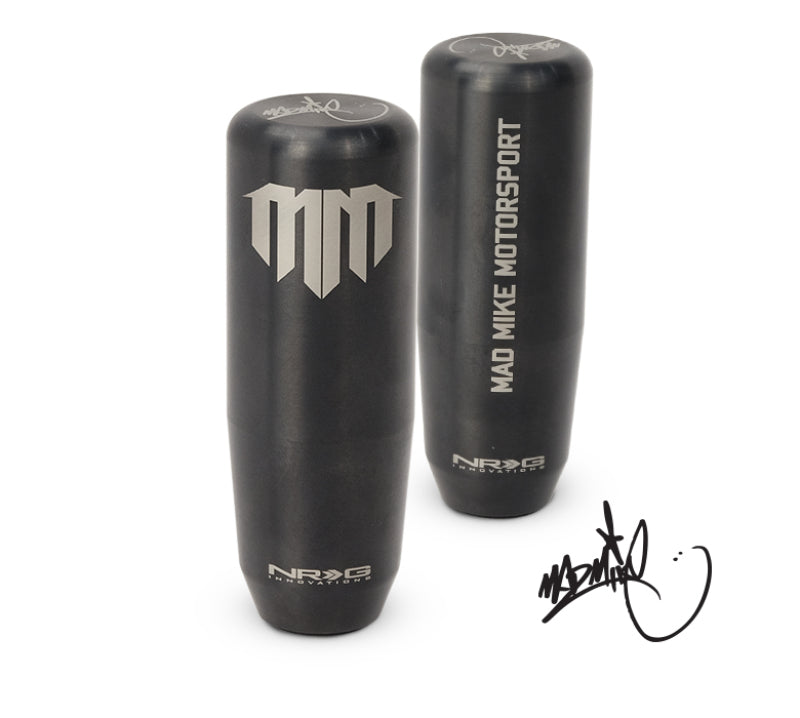 NRG Universal Shift Knob - Heavy Weight - Mad Mike Signature Short Shifter - Black Chrome-thumbmail-2