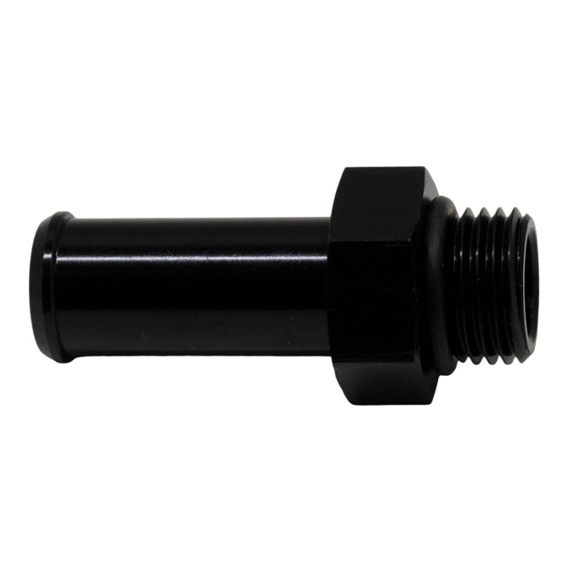 DeatschWerks 6AN ORB Male to 1/2in Male Barb Fitting (Incl O-Ring) - Anodized Matte Black-thumbmail-2