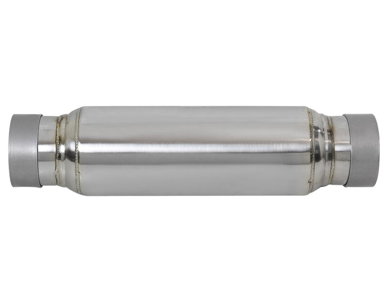 aFe MACH Force-Xp 409 SS Resonator 3in. Inlet/Outlet / 4in. Diameter / 12in. Body / 16in. Length-thumbmail-7