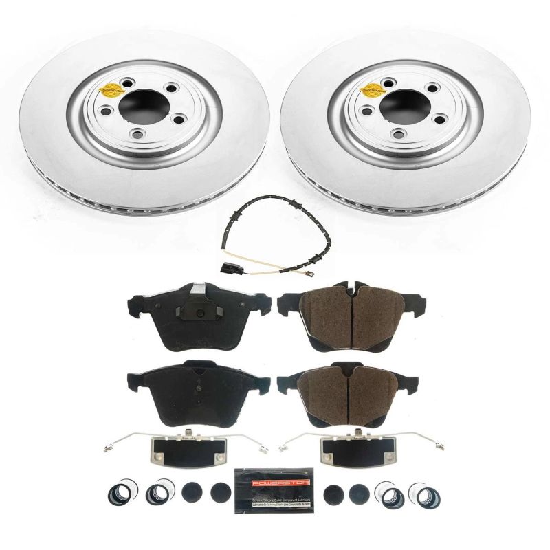 Power Stop 18-19 Jaguar F-Type Front Z17 Evolution Geomet Coated Brake Kit-thumbmail-1