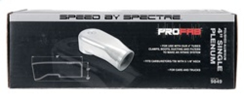Spectre Plenum 4in. OD x 9in. (Air Cleaner to Stud Inlet) - Single-thumbmail-15
