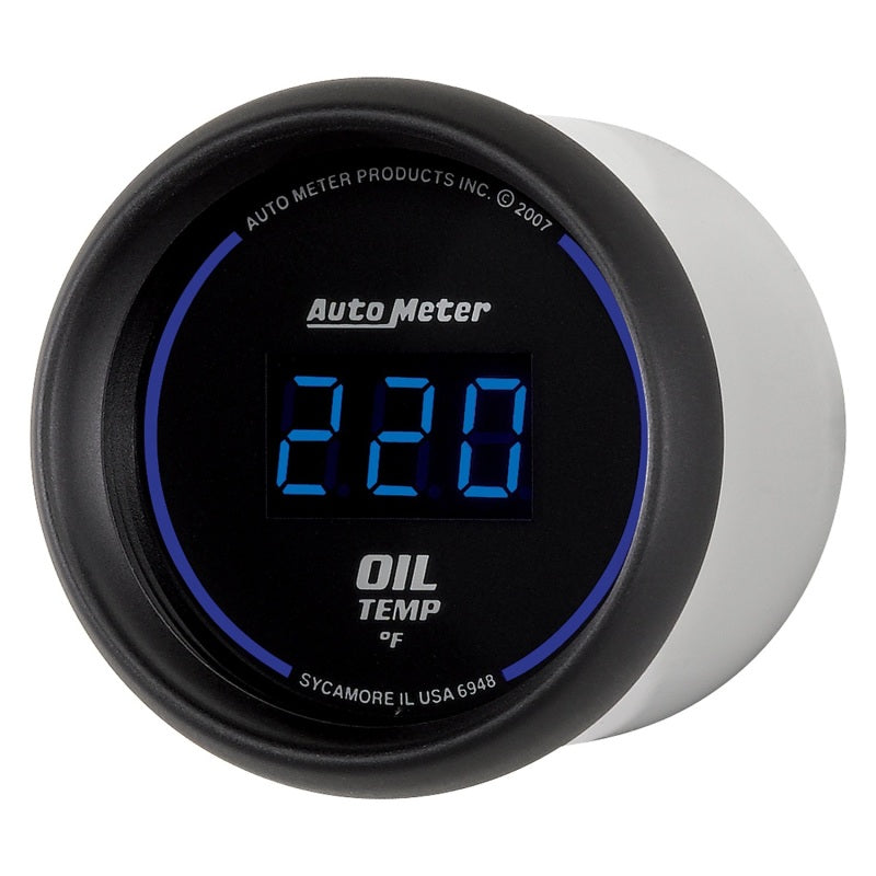 Autometer Cobalt Digital 52.4mm 0-340 deg F Oil Temperature Gauge-thumbmail-3