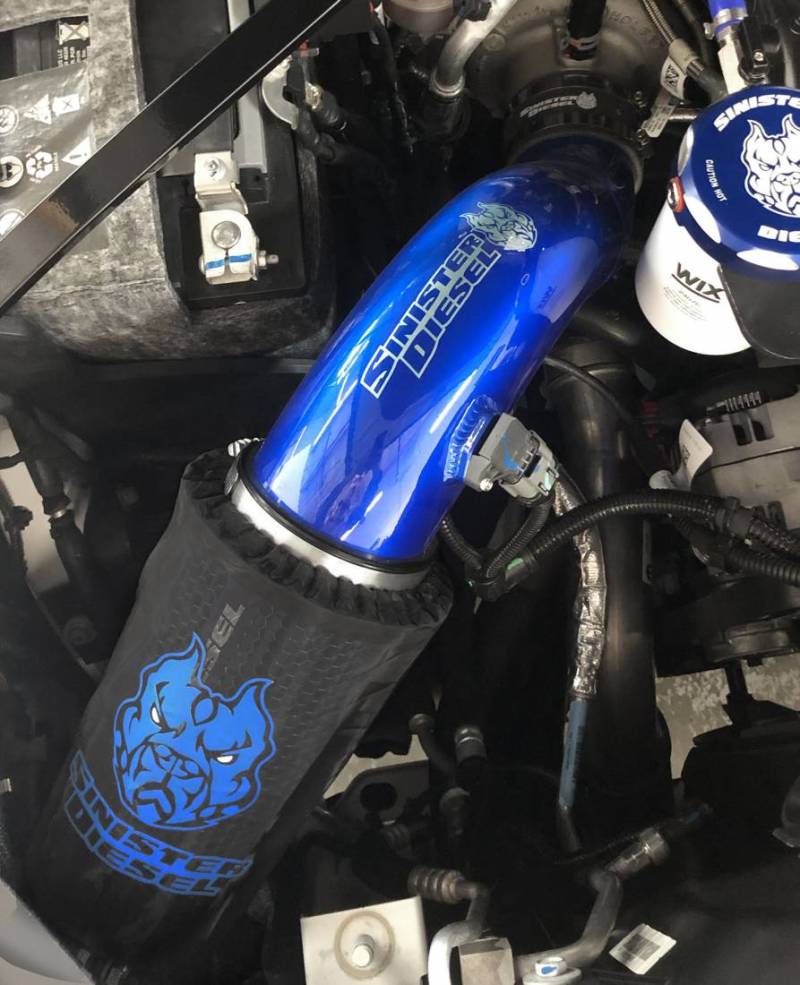 Sinister Diesel Pre-Filter Sock for Cold Air Intake-thumbmail-3