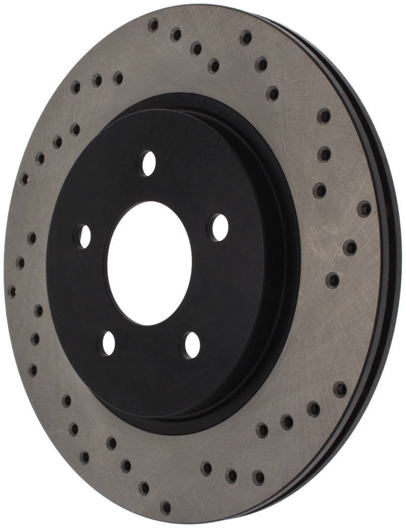 StopTech 05-10 Ford Mustang V6/4.0L / GT V8/4.6L Cross Drilled Left Rear Rotor-thumbmail-10