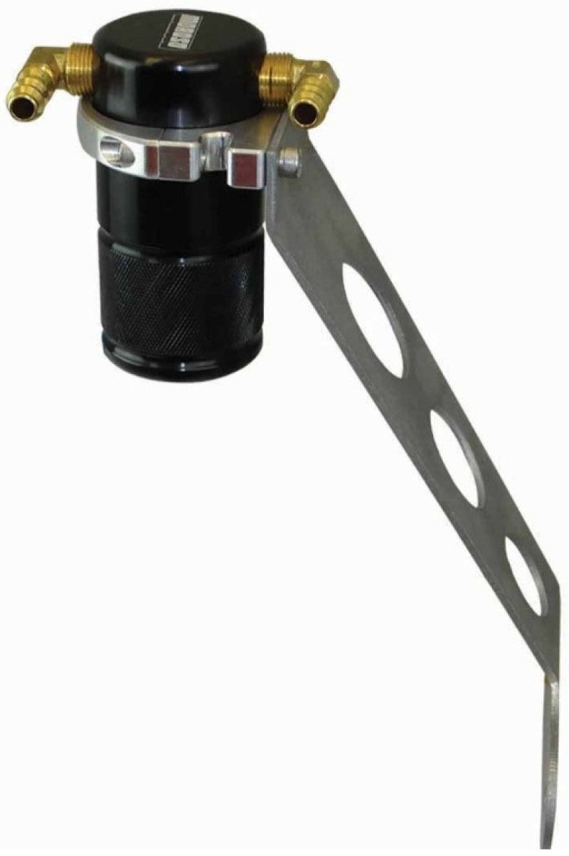 Moroso 05-13 Chevrolet Corvette/06-13 ZO6 Air/Oil Separator Catch Can - Billet Aluminum - Black-thumbmail-1