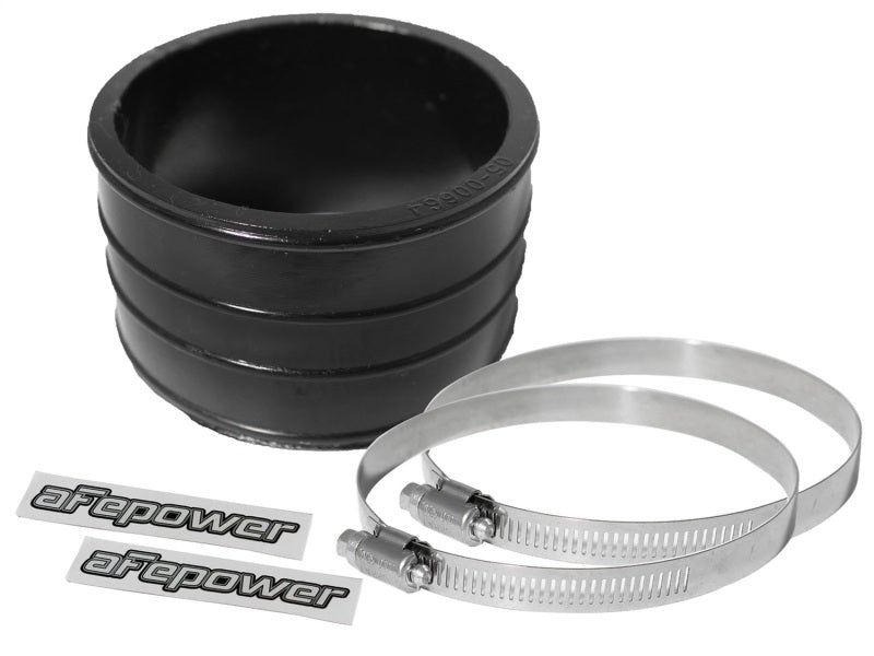 aFe Magnum FORCE Cold Air Intake System Spare Parts Kit (3in ID x 2in L) Straight Coupler - Black-thumbmail-1