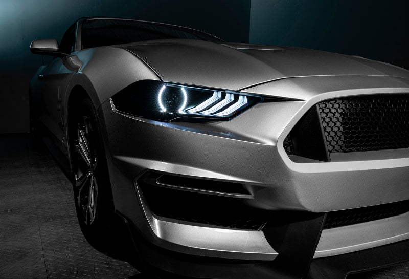 Oracle 18-21 Ford Mustang Dynamic DRL Upgrade w/ Halo Kit & Sequential Turn Signal - ColorSHIFT-thumbmail-26