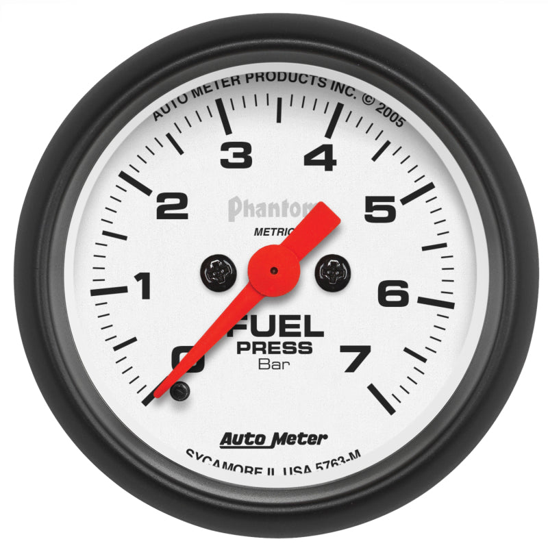 AutoMeter Gauge Fuel Pressure 2-1/16in. 7Bar Digital Stepper Motor Phantom-thumbmail-1