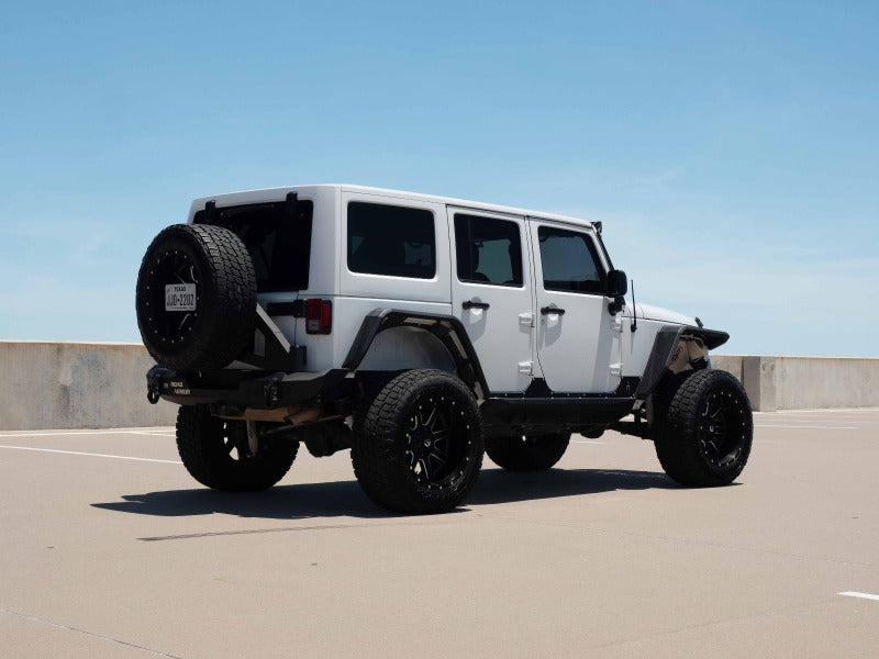 Road Armor 07-18 Jeep Wrangler JK Stealth Front Fender Flare Body Armor w/LED DRL - Tex Blk-thumbmail-7