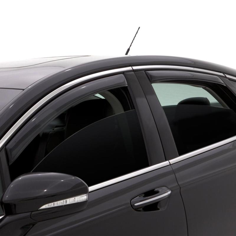AVS 13-18 Hyundai Santa Fe (Excl. XL Model) Ventvisor Front & Rear Window Deflectors 4pc - Smoke-thumbmail-8