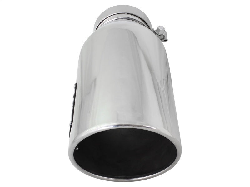 aFe MACH Force-XP 304 SS Single Wall Polished Exhaust Tip Pair 4in Inlet x 6in Outlet x 15in L-thumbmail-5