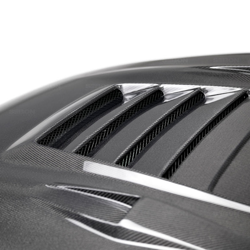 Seibon 09-12 Nissan GTR R35 DS-Style Carbon Fiber Hood-thumbmail-2