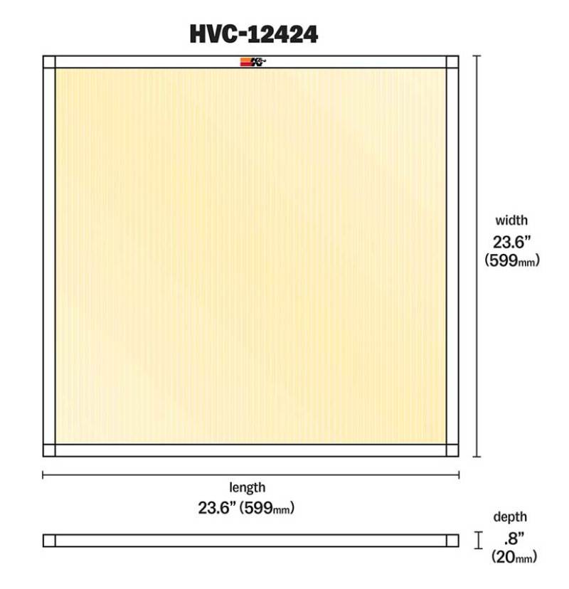 K&N HVAC Filter - 24 x 24 x 1-thumbmail-10